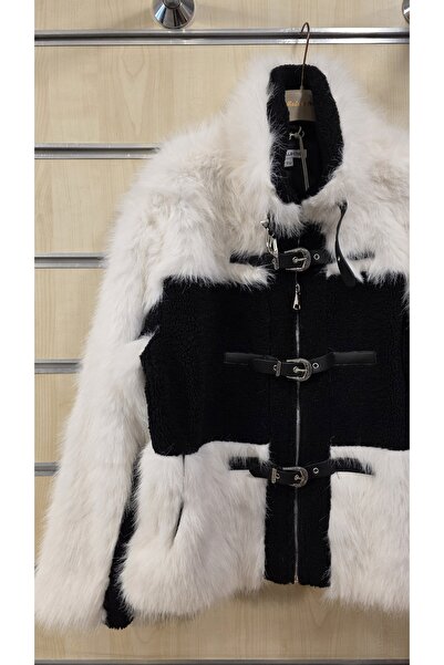 Park Moda Fur Coat with Belt Detail