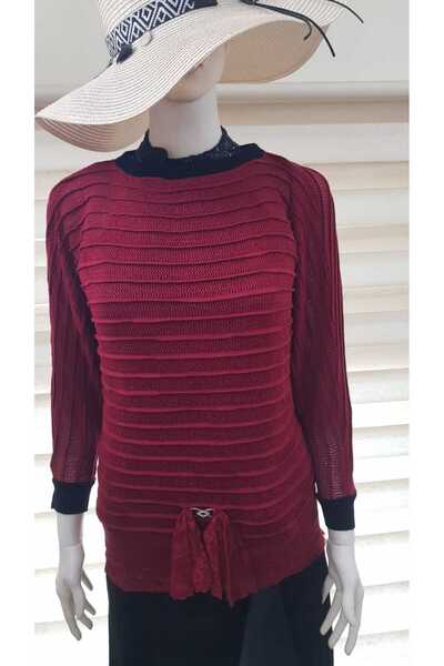 PORMAGO Burgundy sweater