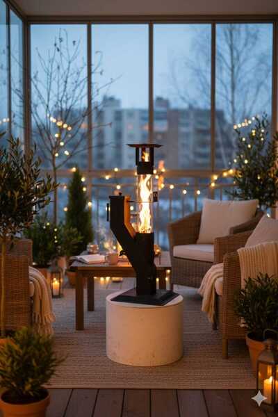 ÖZCANLARDEMİRÇELİK ÖZCANLARSOBA mini pelet sobası roket tipi(pürmüz hediyeli)(isteğe özel isim yazılır)