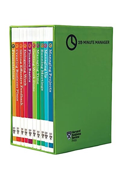 Ingram مجموعة Hbr 20Minute Manager المكونة من 10 كتب سلسلة Hbr 20Minute Manager