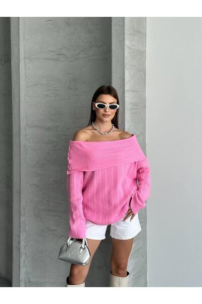 MOONBULL Women's Madonna Collar Winter Knitwear Knit Sweater