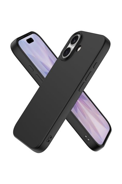 Joyshell Husa protectie compatibila cu iPhone 17 din silicon, Negru