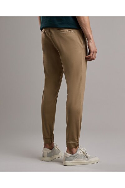 R&B Solid Jogger Pants with Drawstring Waist