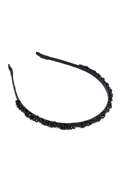 R&B Black Women's Embellished Headband