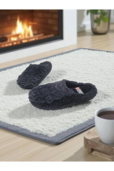 GEZER Hafif Yumuşak Taban Sessiz Peluş Ev Terlik