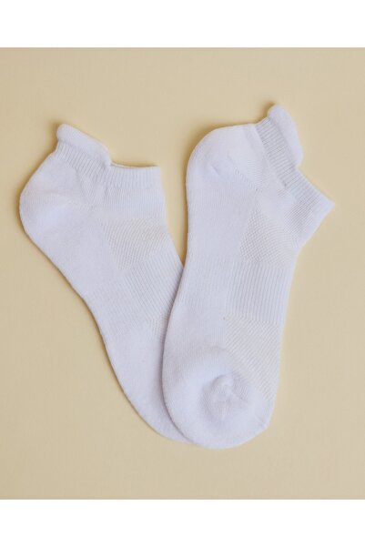 R&B White Women's 3 Pack Socks Ankle Socks