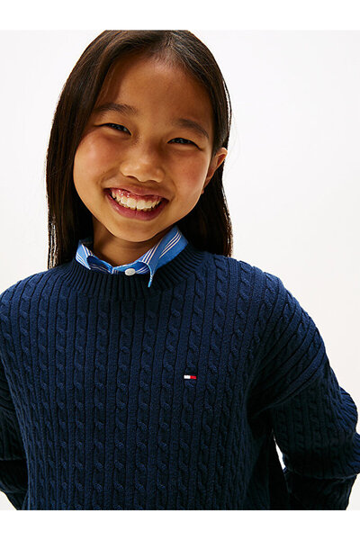 Tommy Hilfiger Girl Child Cable Sweater