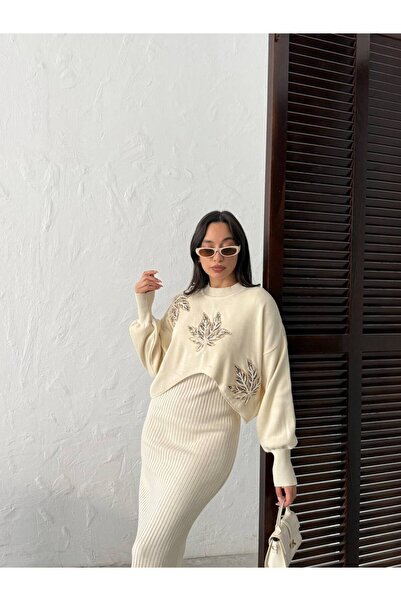 YEKBİR SHOES Triko Elbise Takim