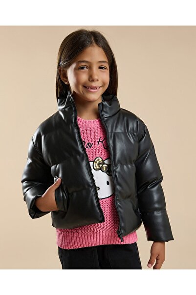 R&B سترة مبطنة منفوخة مع سحاب للإغلاق