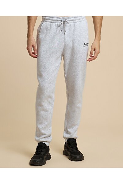 R&B Print Detail Joggers with Drawstring Waist