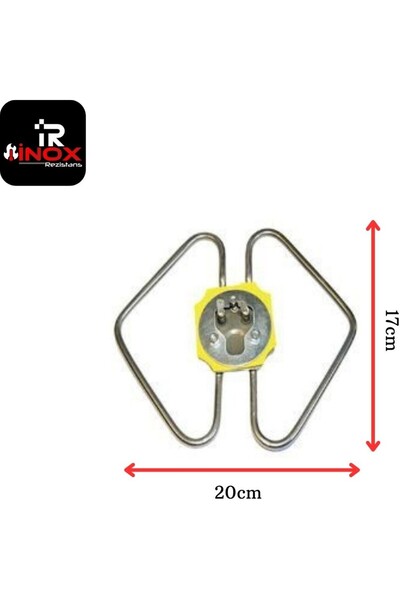 inox rezistans Teknogrand Kelebek Semaver Rezistansı 1700 Watt Adet