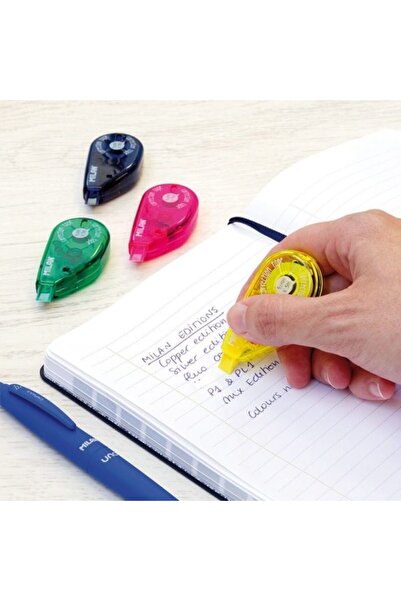 Milan Bandă corectoare, culoare albă, material plastic, dimensiune 4,2 mm x 5 m, 2 buc/set