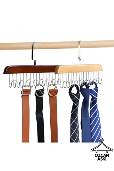 ÖZCHOME 8 Kancalı Kravat Kemer Çanta Sütyen Askısı