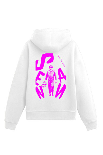 Edizen هودي أييرتون سينا دا سيلفا للجنسين مقاس كبير باللون الأبيض