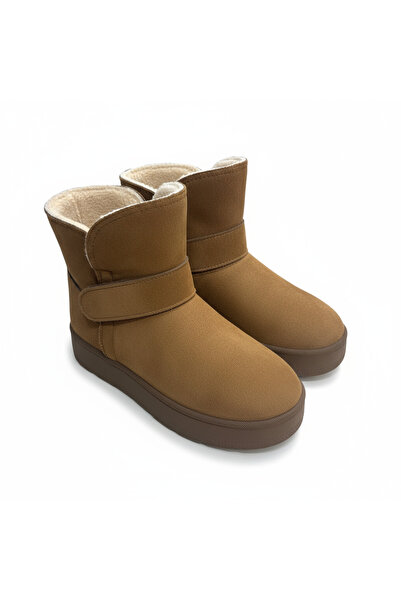 SHOUGO Γυναικείες μπότες χιονιού με χοντρή σόλα με επένδυση από γούνα