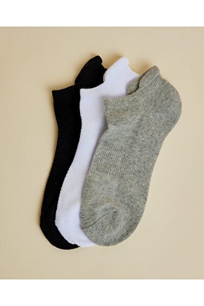R&B Multi Women's 3 Pack Socks Ankle Socks