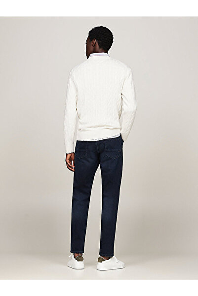 Tommy Hilfiger erkek classic cotton cable kazak