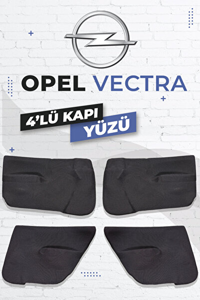 Şahinler Otomotiv Opel Vectra B Kasa Kapı Döşemesi 4’lü Set 1996–2001 Fiber Ön & Arka