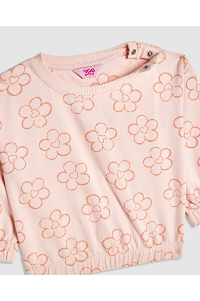 R&B Printed Sweatshirt and Joggers Set