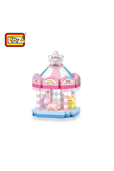 Noone LOZ Mini Atlı Karınca (Carousel) Micro Diamond Blok Seti