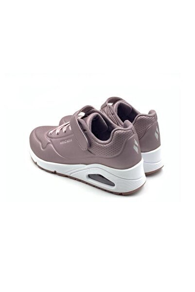 SKECHERS Girls' Uno Rose Shine Sneakers 28.5 EU - Stylish & Durable with Air Cooled Memory Foam