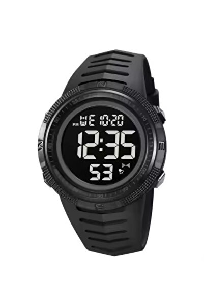 Skmei Ανδρικό Ρολόι Χειρός Fashion Sport Casual Ψηφιακό Ξυπνητήρι Μαύρο