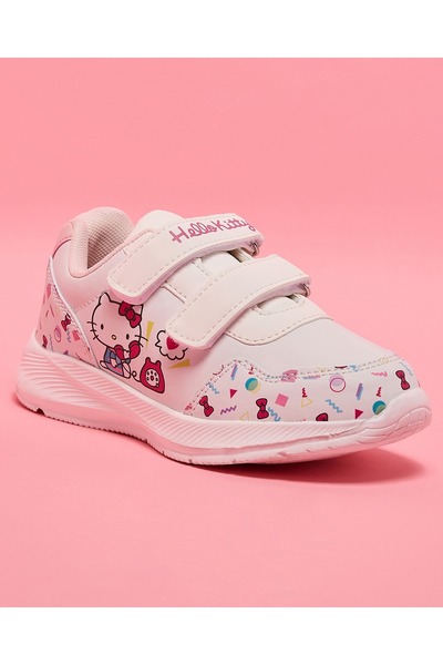 R&B Hello Kitty Print Velcro Sneakers