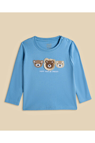 R&B Blue Boy's Blue Boy's Printed Clothing Set