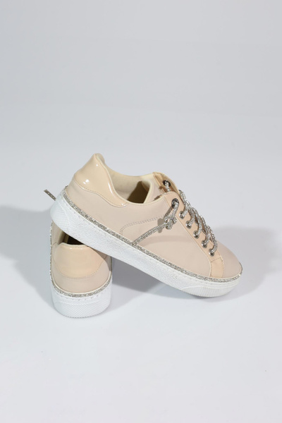 DGN 2475 Women's Stone Rope Lace-Up Sneaker Shoes