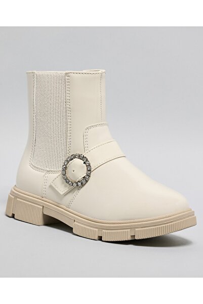 R&B Ivory Girl's Ivory Girl's Solid Chelsea Boots