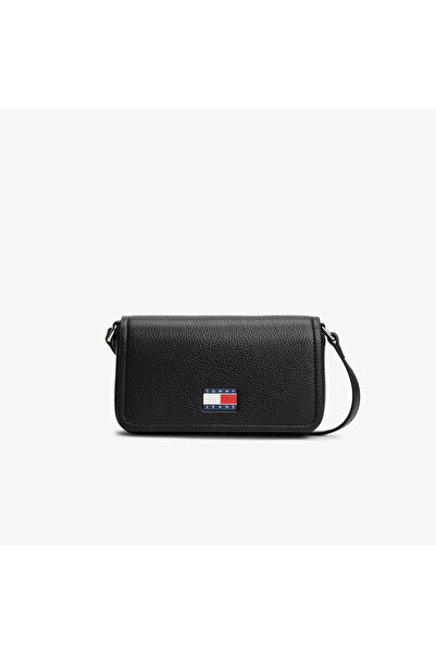 Tommy Hilfiger Tommy Jeans Must Flap Kadın Siyah Çapraz Çanta
