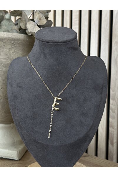 lavanderopa قلادة من الفولاذ بحرف E