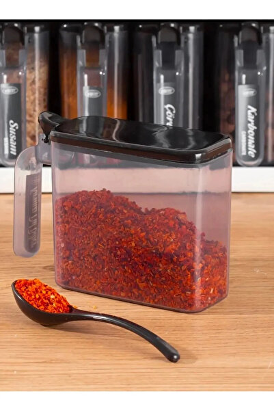 Buclee 21-Piece Kitchen Organization Set: 4-Piece Food Storage Containers & 12-Piece Wall-Mounted Spice Rack with Stand and Spoons