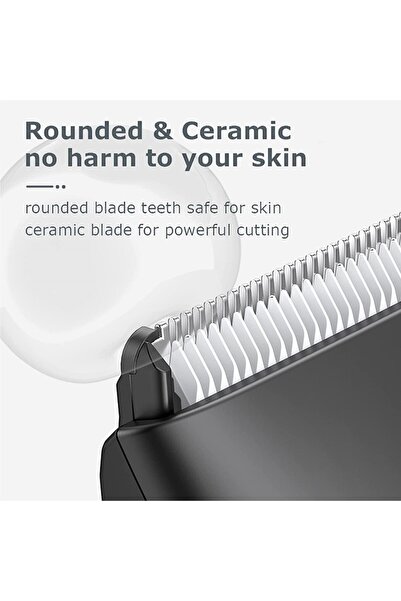 Generic Rechargeable Waterproof Trimmer for Body & Groin Hairs LED Display
