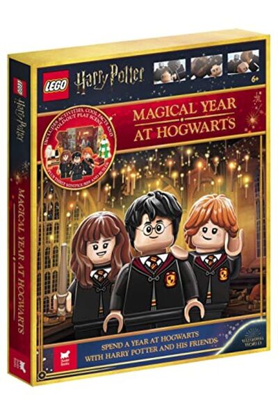 Hachette مجموعة ليغو آر هاري بوتر تي إم ماجيكال يير في هوجورتس مع 70 قطعة ليغو و3 شخصيات صغيرة قابلة للطي
