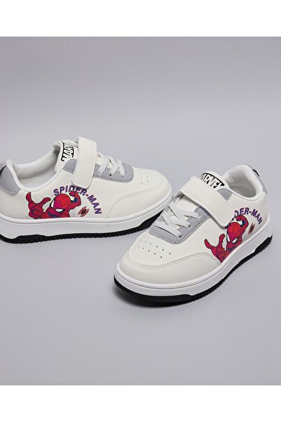 R&B Spider-Man Print Velcro Sneakers