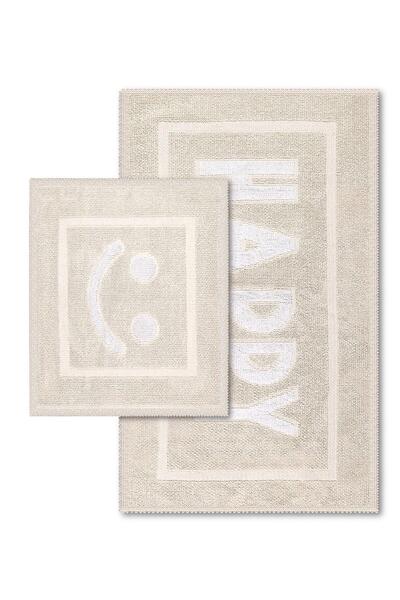 Bluenity Happy Boucle 60X100+50X60 Ecru