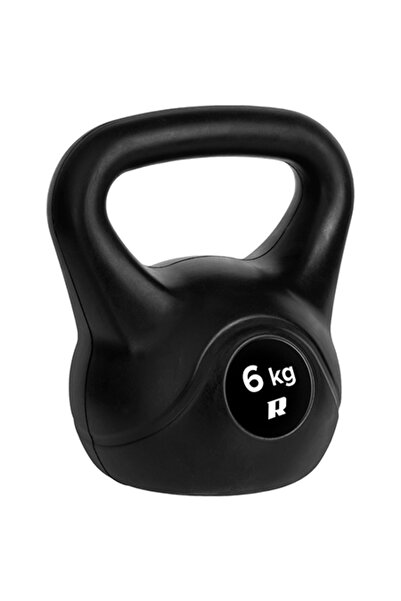 Rebel Kettlebell activ, 6 kg, PVC, dimensiuni compacte