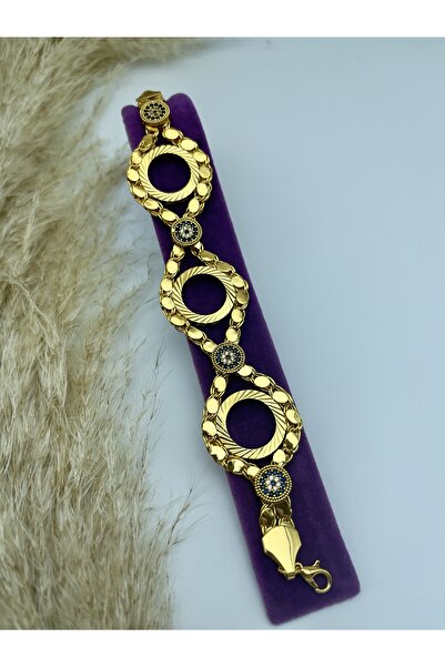 ismim bijuteri 3’lü Arpa Model Nazar Boncuklu Çeyreklik Bileklik