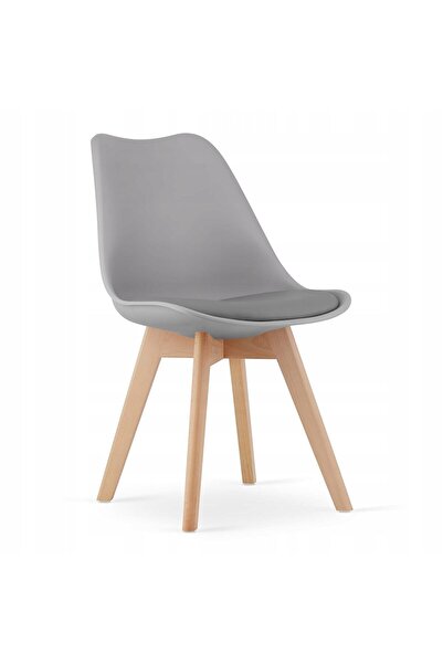 JollyMag Kuchynská/obývacia stolička, Artool, Mark, PP, drevo, sivá, 49x42x82 cm