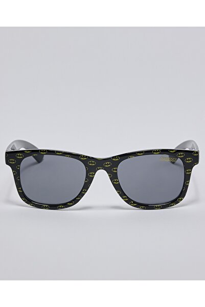 R&B نظارات شمسية مطبوع بطبعة باتمان باللون الأسود