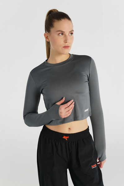 hummel ΜΑΚΡΥΜΑΝΙΚΟ TSHIRT DOLBY CROP