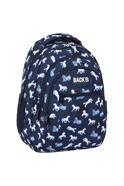 OEM Ergonomická detská školská taška BackUP, 4 priehradky, model koníka PLB5014