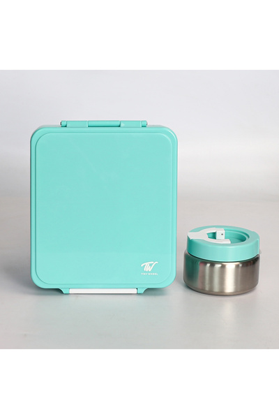TINY WHEEL Tiny Bite Lunch Box - Turquoise