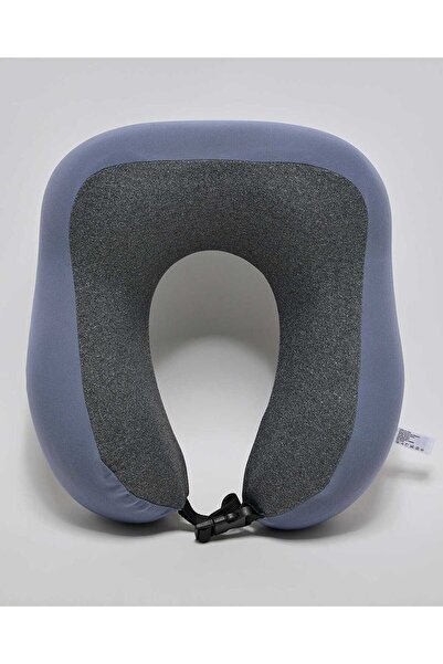 R&B Navy Blue Women's Color Block Neck Pillow