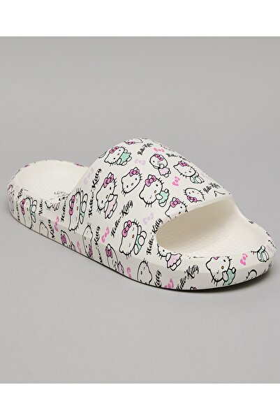 R&B شبشب عاجيّ مطبوع هالو كيتي للبنات