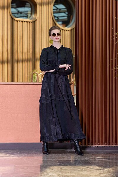 MissWhence Cupro Jakar Elbise