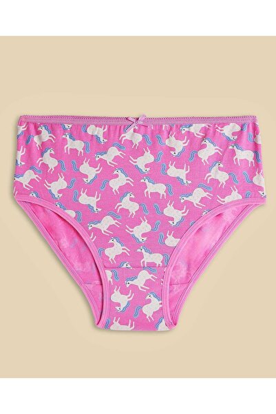 R&B Baby Pink Women's 5 Pack Printed Bikini Briefs