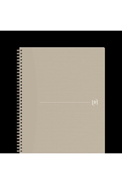 Oxford Notebook Origins, A4+, 70 Sheets, Optik Paper 90g/m², Personal Info, Grid Format, Color Beige