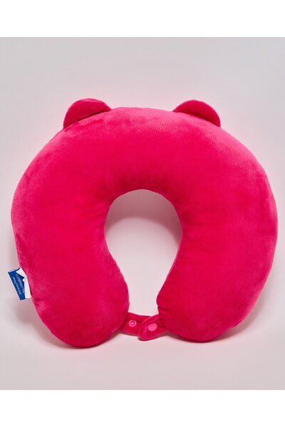 R&B Fuchsia Women's Embroidered Neck Pillow
